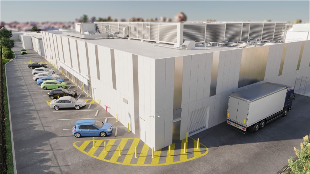 Artist impression of ADL02 – South Australia’s first TIER-Ready III, secure cloud edge data centre